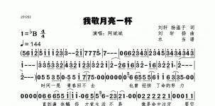 我敬月亮一杯