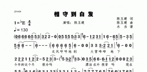 相守到白发