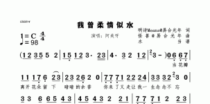 我曾柔情似水
