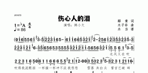 伤心人的泪