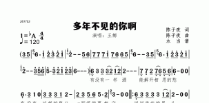 多年不见的你啊