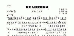 爱的人我没能娶到