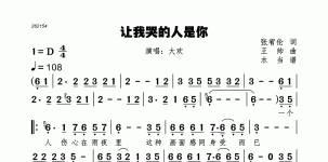 让我哭的人是你
