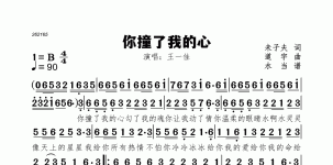 你撞了我的心
