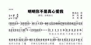 明明你不是真心爱我