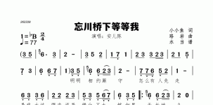 忘川桥下等等我