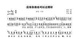 没有你我也可以过的好
