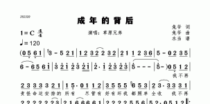 成年的背后