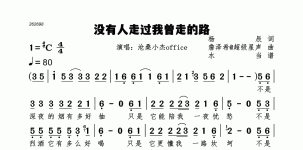 没有人走过我曾走的路