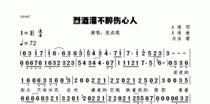 烈酒灌不醉伤心人