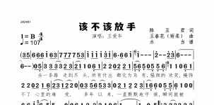 该不该放手 王爱华