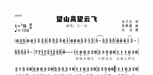 望山高望云飞