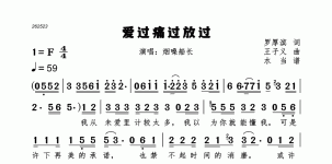 爱过痛过放过