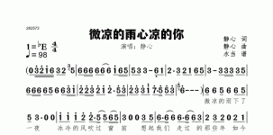 微凉的雨心凉的你