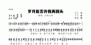 岁月能否许我再回头